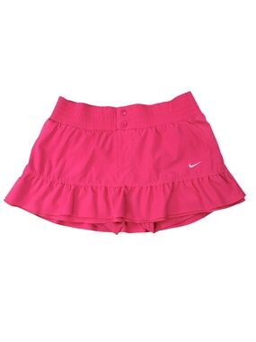 Nike Girls Pink Athletic Tennis Golf Skort Built In Shorts Medium 8-10